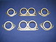 exhaust header flanges